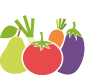 fruits et légumes : illustration extraite du logo Nord Primeurs
